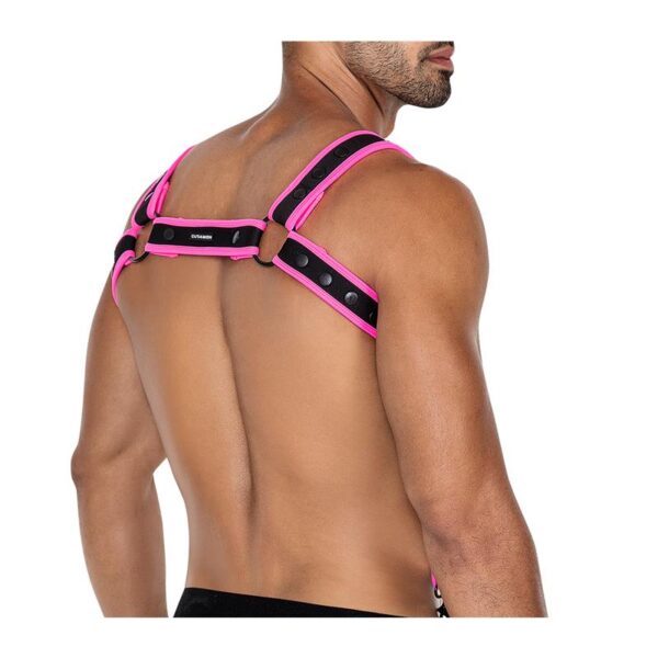 H4RNESS05 Arnés de Pecho Neon Rosa Talla ⁄nica - Imagen 4