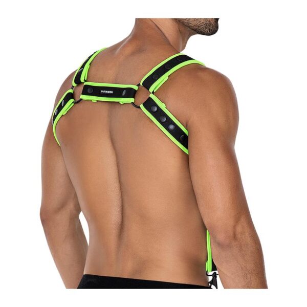 H4RNESS05 Arnés de Pecho Neon Verde Talla ⁄nica - Imagen 3