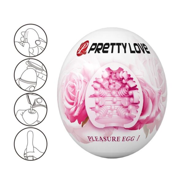 Huevo Masturbador Pleasure Egg I Rosa - Imagen 7