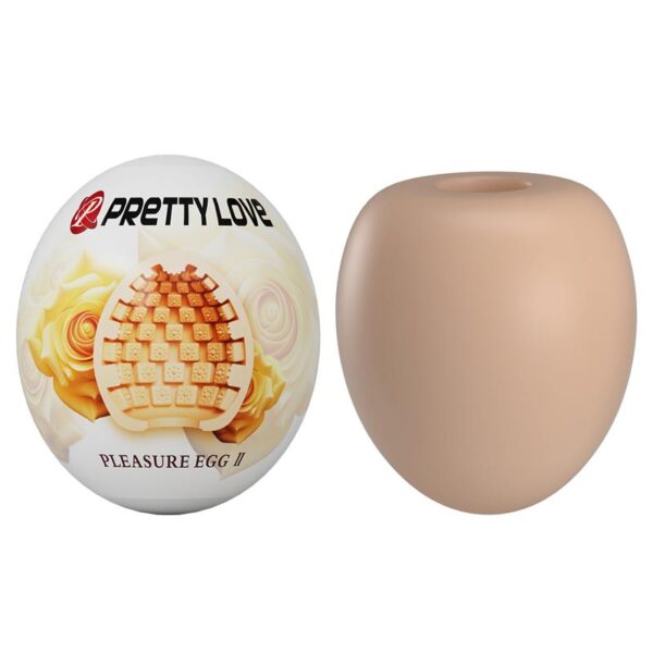 Huevo Masturbador Pleasure Egg II Naranja - Imagen 2