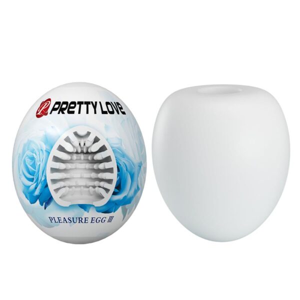 Huevo Masturbador Pleasure Egg III Blanco - Imagen 2