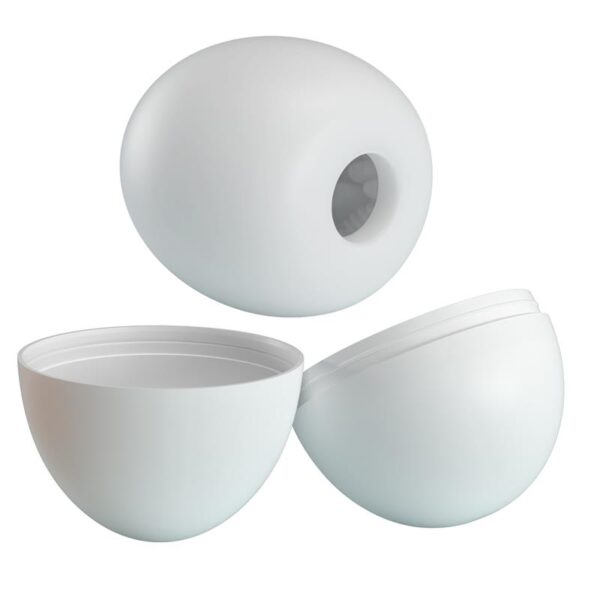 Huevo Masturbador Pleasure Egg III Blanco - Imagen 5