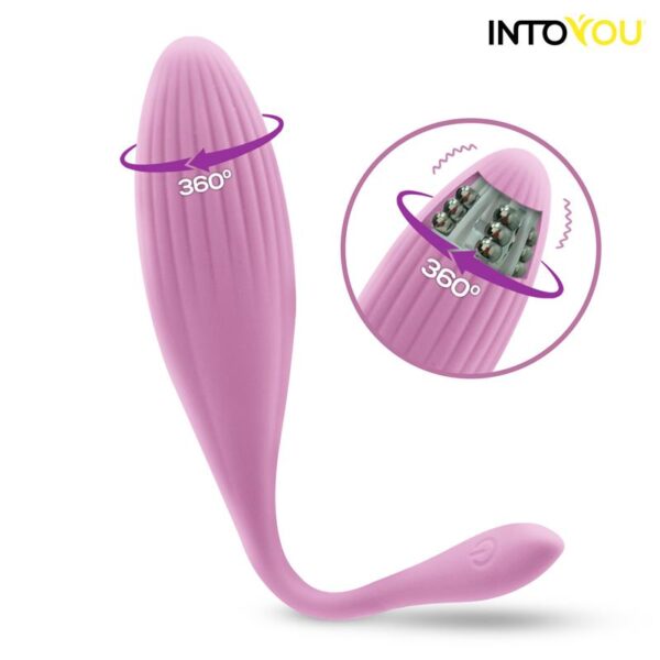 Huevo Vibrador con Bolas Internas con Rotación y APP USB - Imagen 3