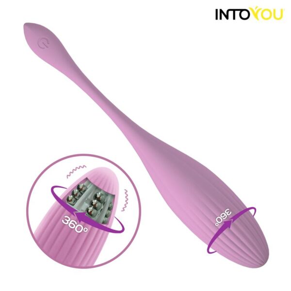 Huevo Vibrador con Bolas Internas con Rotación y APP USB - Imagen 4