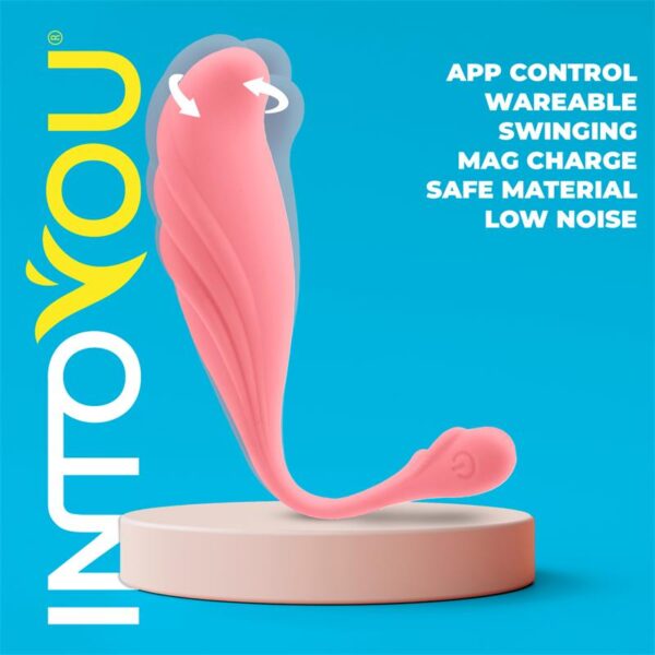 Huevo Vibrador con Movimiento Waving con APP USB - Imagen 7