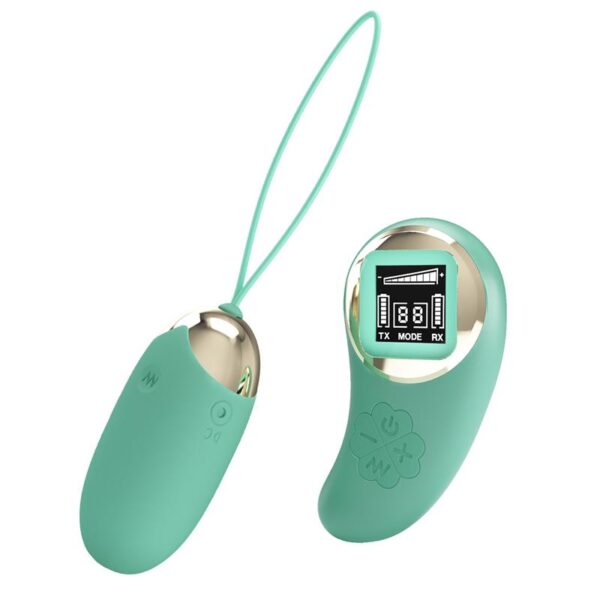 Mina Huevo Vibrador con Control Remoto Pantalla Digital Verde - Imagen 2