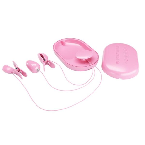 Surprise Box Huevo Vibrador y Pinzas para Pezones con Electro Estimulación Rosa - Imagen 7