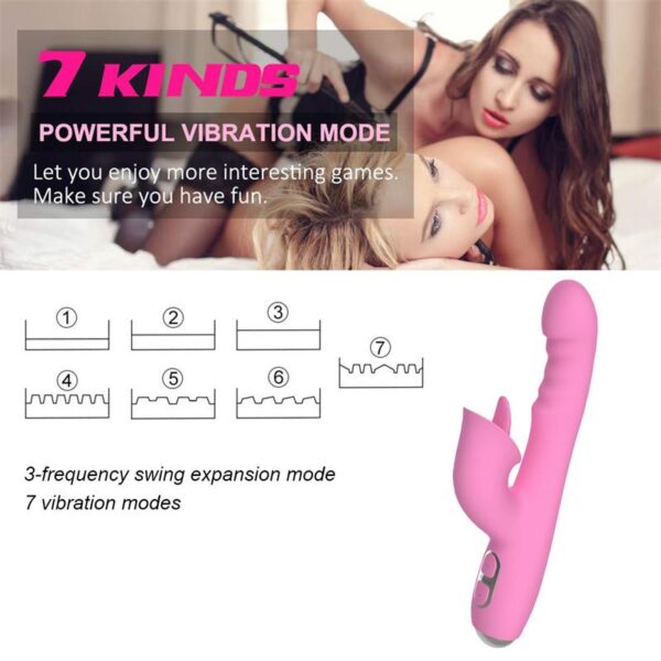 T-May Vibrador con Empuje y Movimiento Swing - Imagen 7