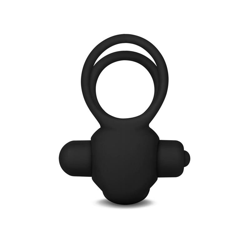 Anillo Vibrador Doble Power Clit Duo Negro - Imagen 2