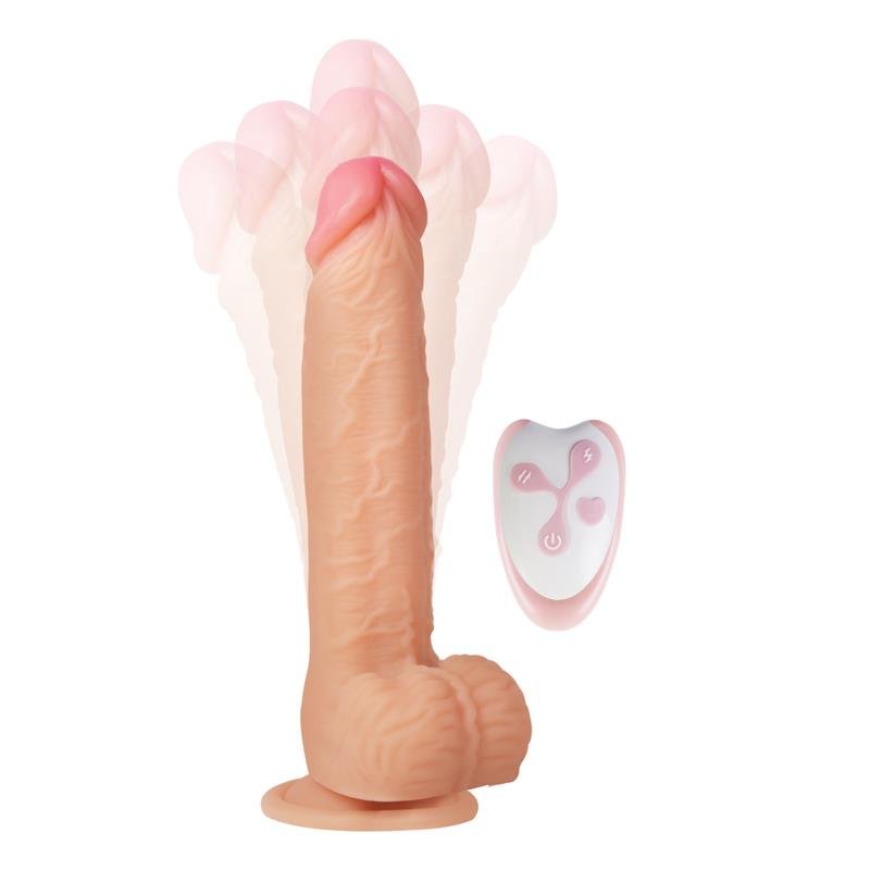 Cesur 3.0 Dildo Realista Vibración, Movimiento Ondulante, 360º y Telescópico Control Remoto USB - Imagen 2
