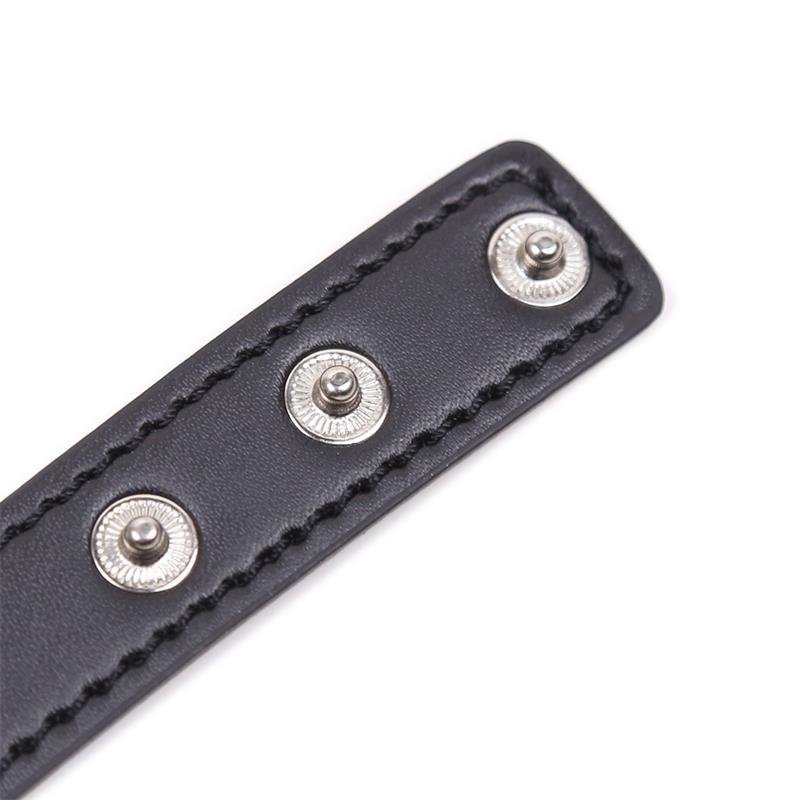 Collar con Aro en Forma de Corazón Ajustable 41,5 cm Negro - Imagen 7