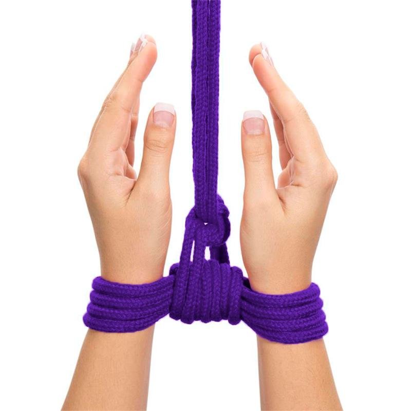 Cuerda Bondage Suave Púrpura - Imagen 4