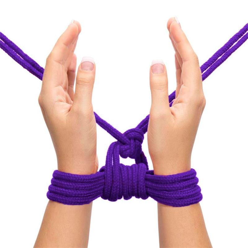 Cuerda Bondage Suave Púrpura - Imagen 5