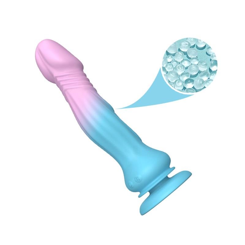 Dildo Vibrador con Thrusting y Ventosa 19.2 cm - Imagen 4