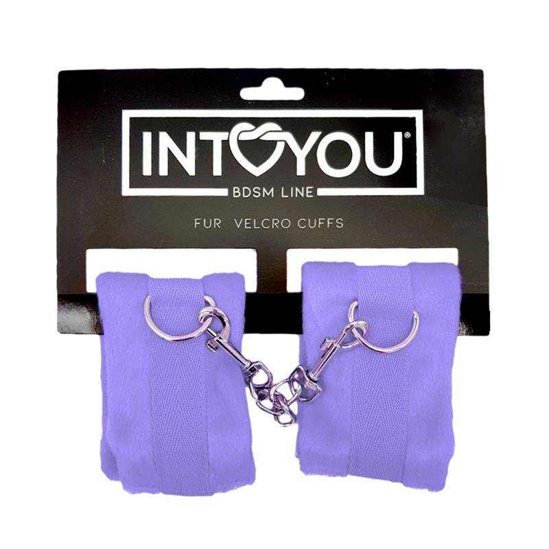 Esposas de Tela con Velcro para Muñecas con Pelo Largo Púpura - Imagen 4