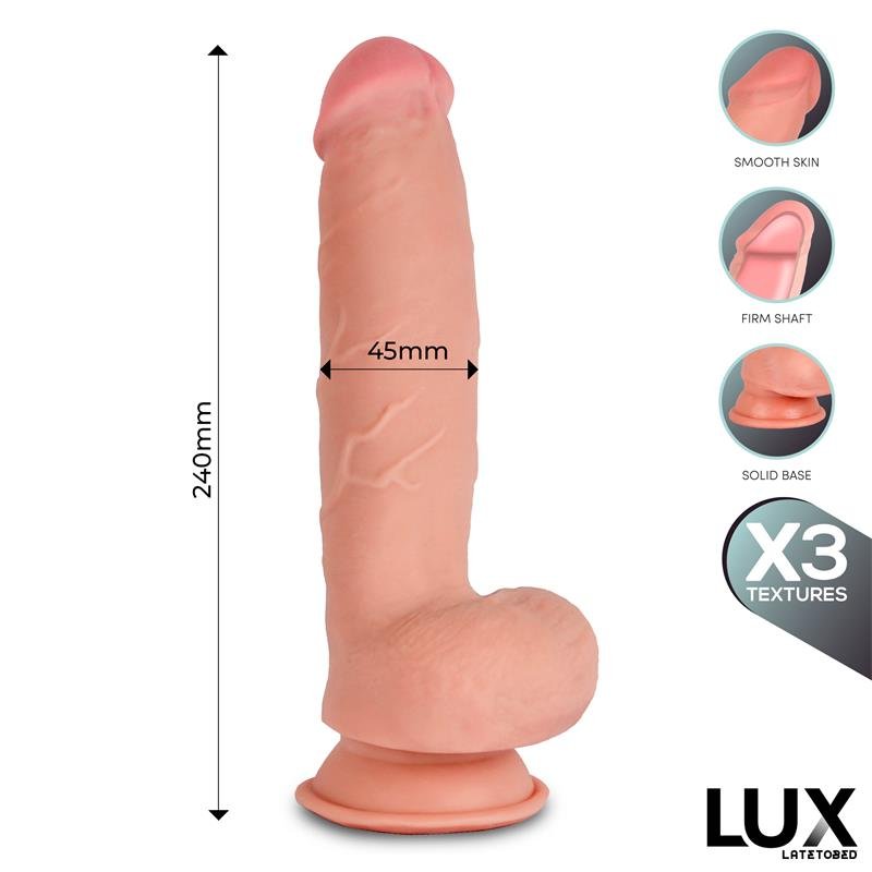 Klaus Dildo Triple Densidad con Testículos 9.4 - Imagen 5