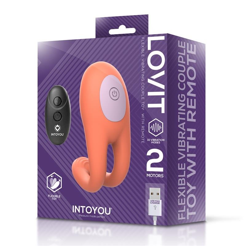 Lovit Vibrador de Pareja Flexible con Control Remote - Imagen 13