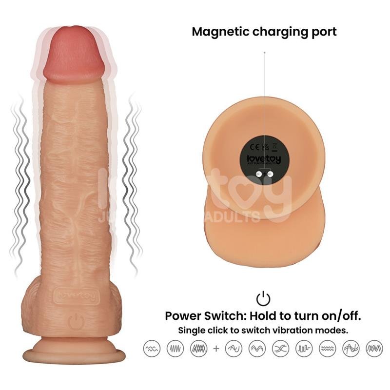 Power Basics Dildo con Vibración 9.5 - Imagen 13