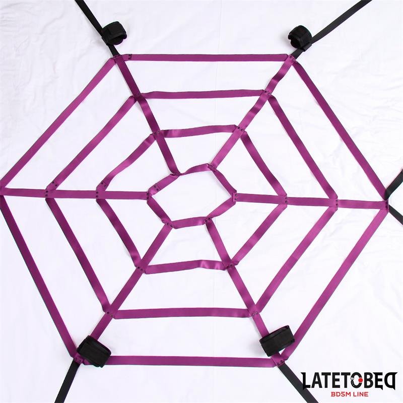 Set de Ataduras para la Cama en Tela de Araña