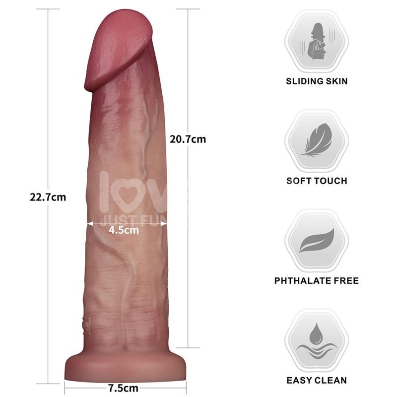 Sliding PRO II Dildo Piel Deslizante-Retractil Dual-layer 9 - Imagen 14