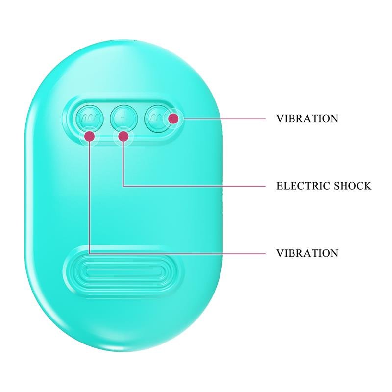 Surprise Box Huevo Vibrador y Pinzas para Pezones con Electro Estimulación Azul - Imagen 10