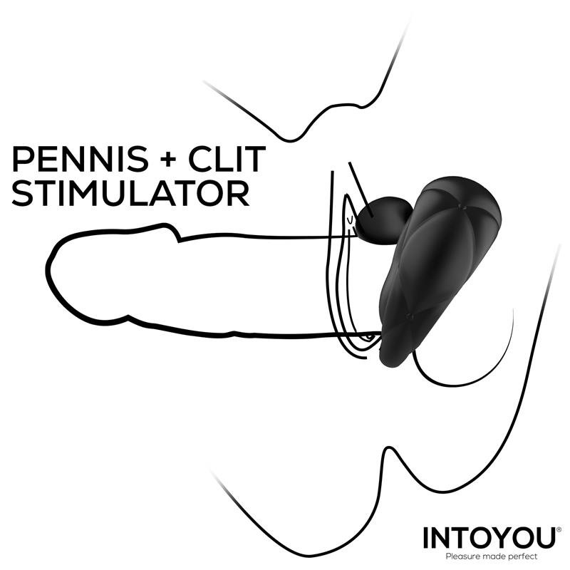 Torus Anillo Vibrador con Bola Clitoriana con Control Remoto USB - Imagen 3