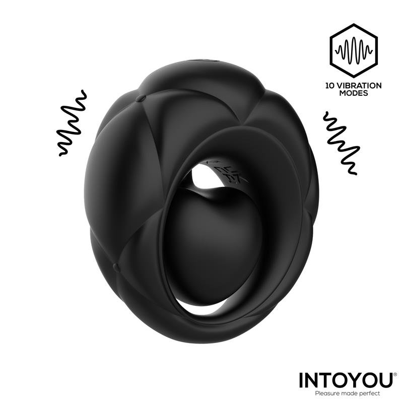 Torus Anillo Vibrador con Bola Clitoriana con Control Remoto USB - Imagen 4