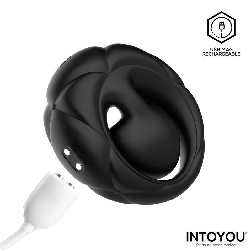 Torus Anillo Vibrador con Bola Clitoriana con Control Remoto USB - Imagen 7
