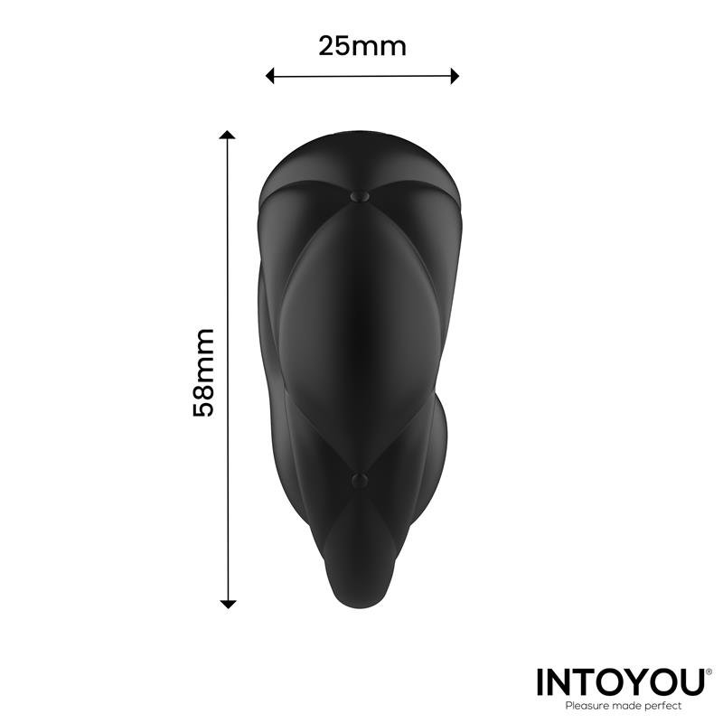 Torus Anillo Vibrador con Bola Clitoriana con Control Remoto USB - Imagen 8